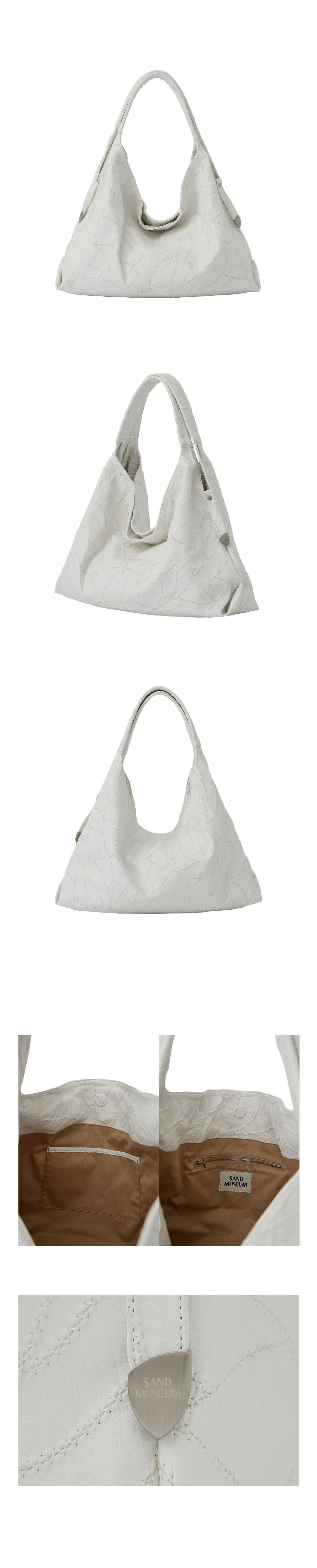 5차 재입고) CACTUS HOBO BAG [White] - SAND MUSEUM