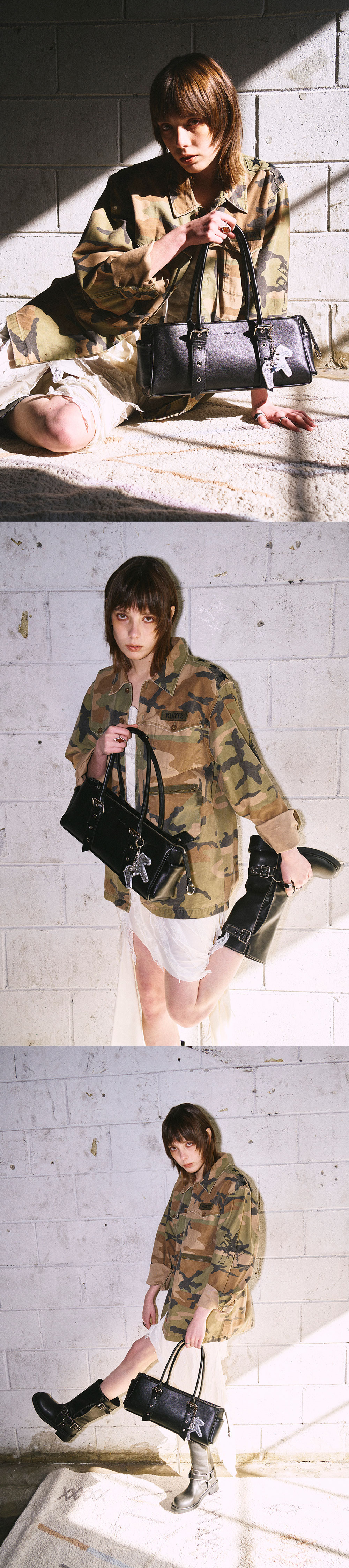 ☆SAND MUSEUM☆ ROVER SHOULDER BAG Black SM2A0004 REFURB) ROVER SHOULDER BAG [Black] - SAND MUSEUM