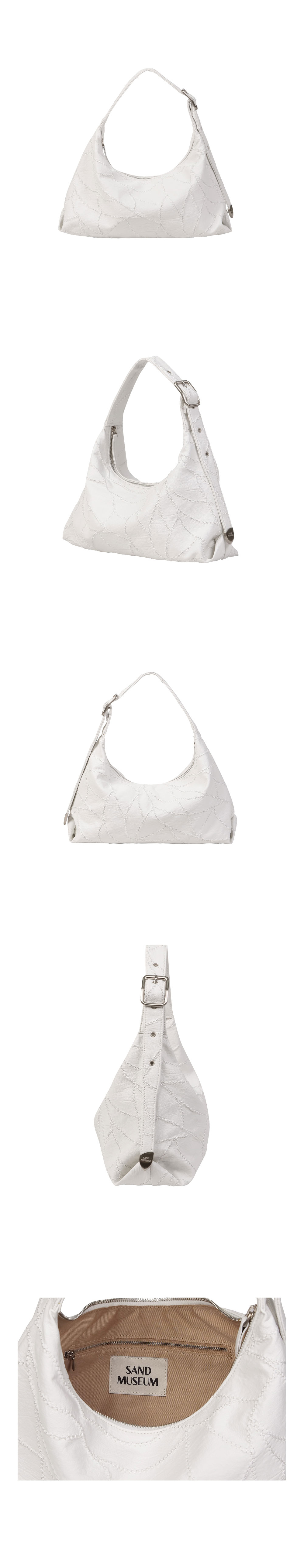 ☆SAND MUSEUM☆ CACTUS HOBO BAG MINI White SM2A0027 7월11일 예약배송) CACTUS HOBO BAG MINI [White] - SAND MUSEUM