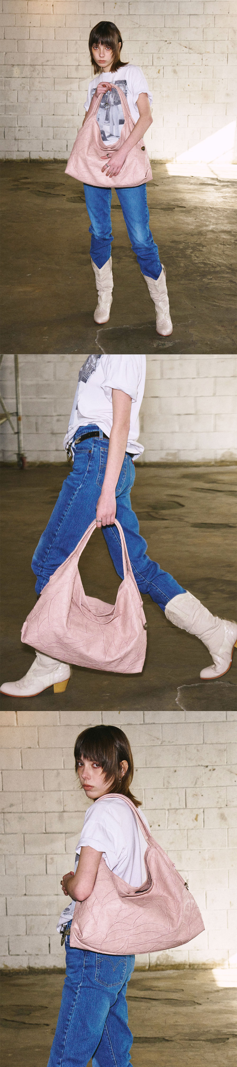 CACTUS HOBO BAG [Indi Pink] - SAND MUSEUM