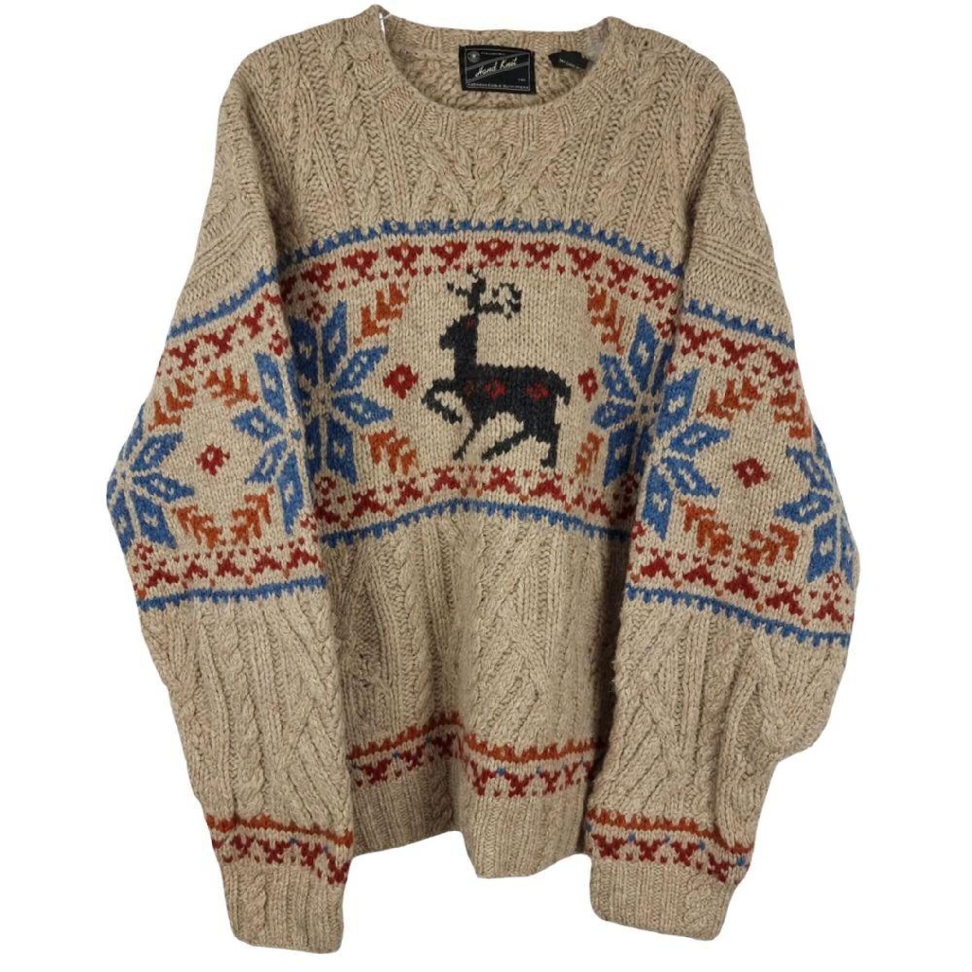 AMERICAN EAGLE] 아메리칸이글 에스닉 빈티지 핸드니트 M04749 SIZE : L | 빈티지일월