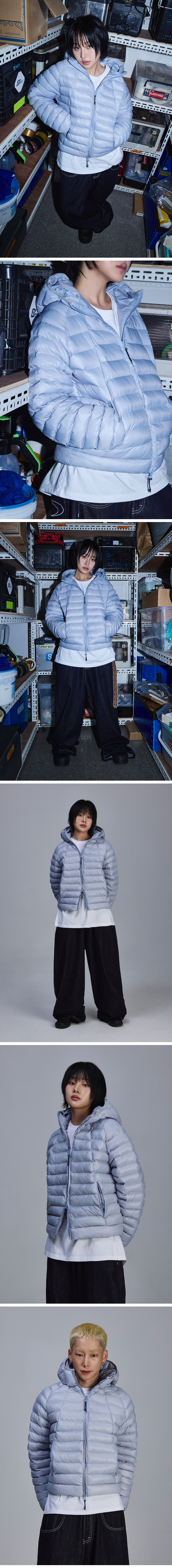 MUSINSA公式 | SCALLYWAG ライトウェイトパディングフードジャケット