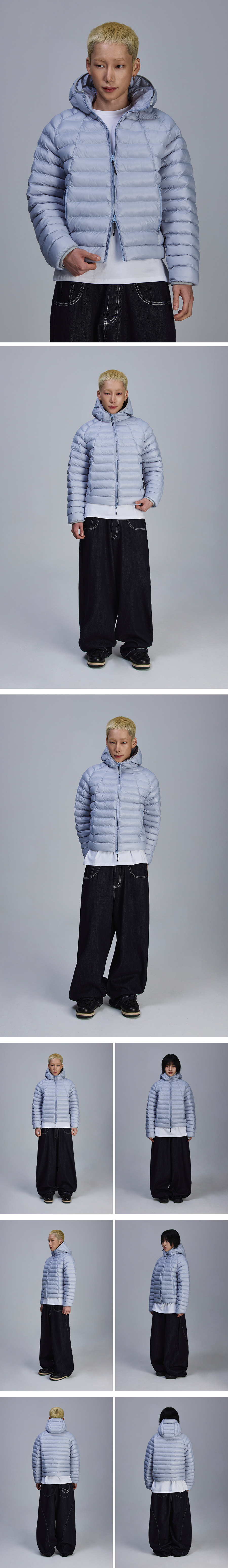 MUSINSA公式 | SCALLYWAG ライトウェイトパディングフードジャケット