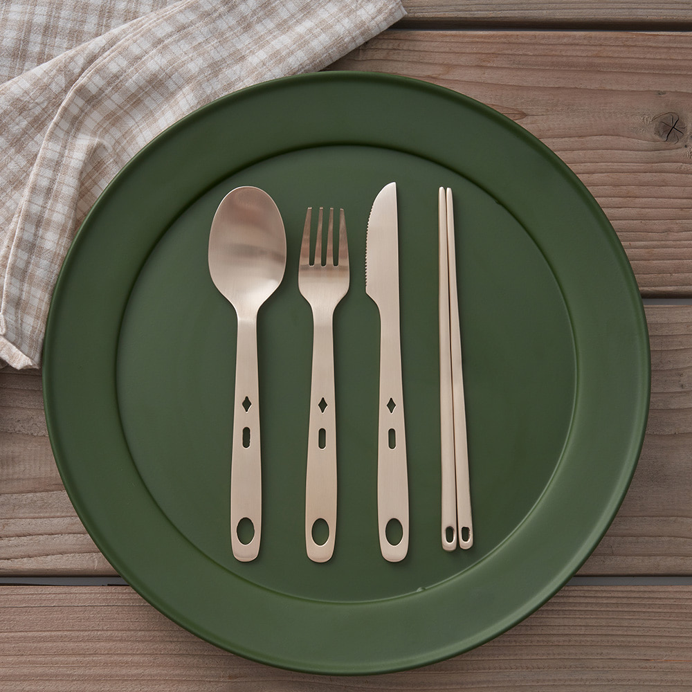 Camping cutlery set