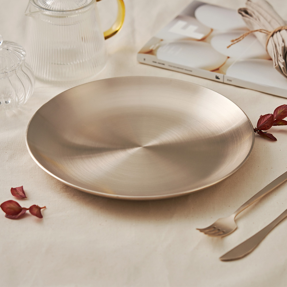 Round plate 25 cm