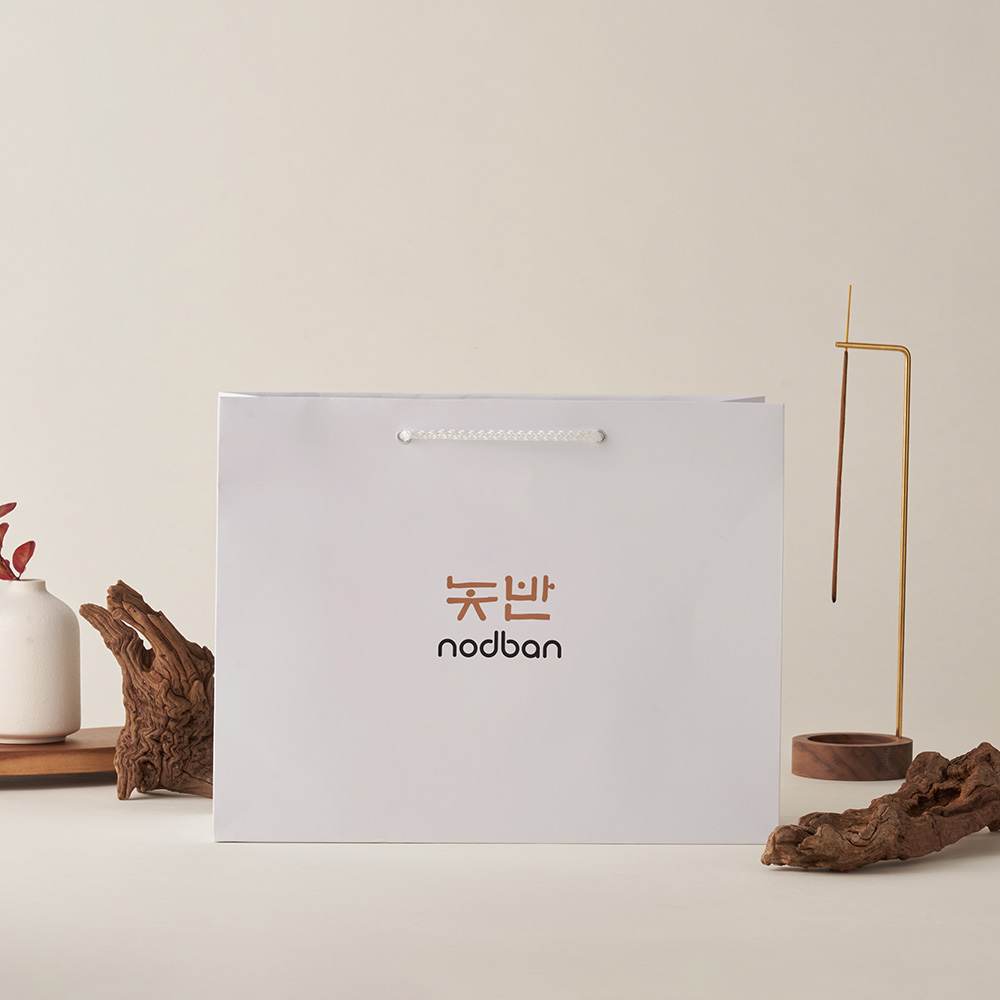 Notban premium shopping bag (white)