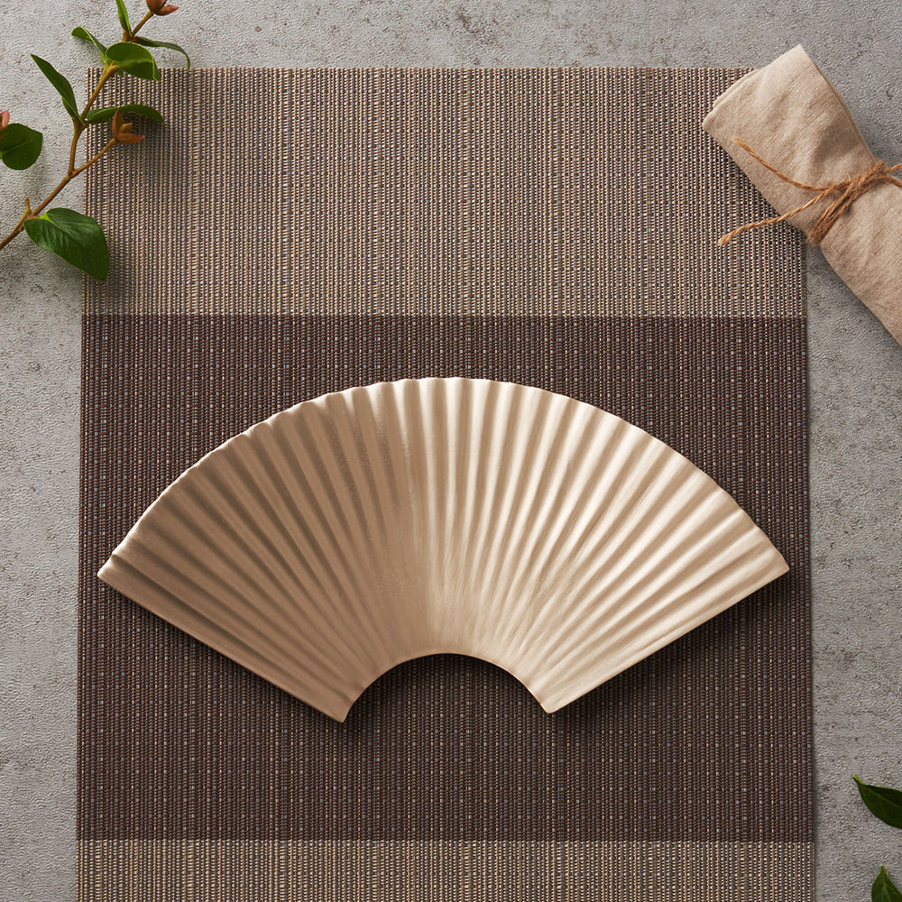 Baudeogi fan-shaped dessert plate (Anseong art goods)