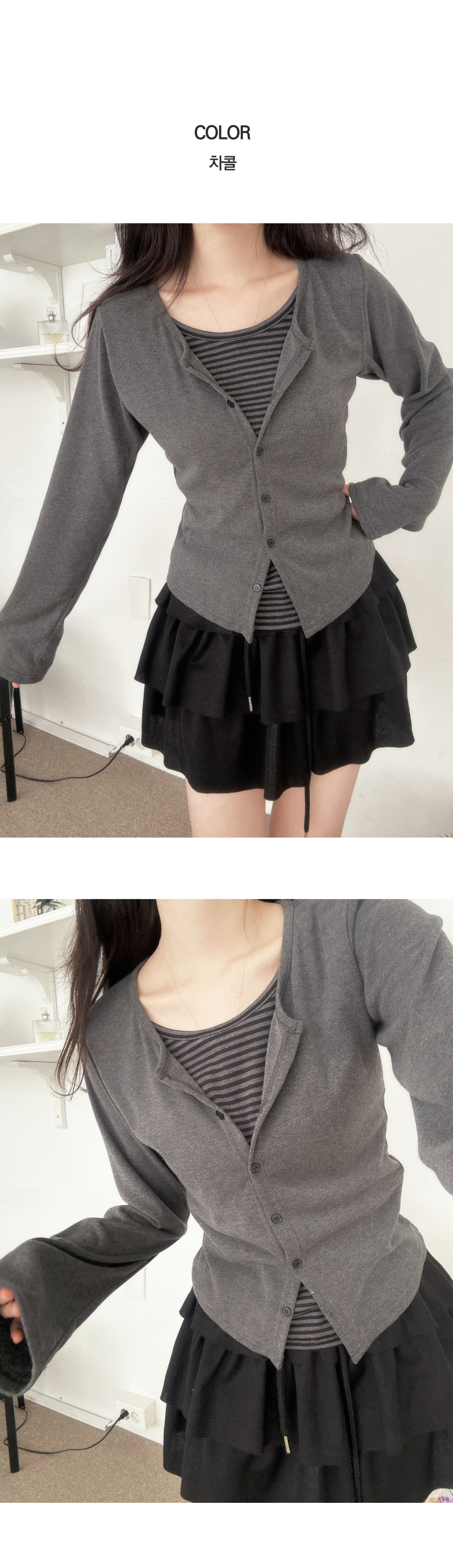 [주문폭주/best] 모노 티셔츠 2color 상세 이미지 7