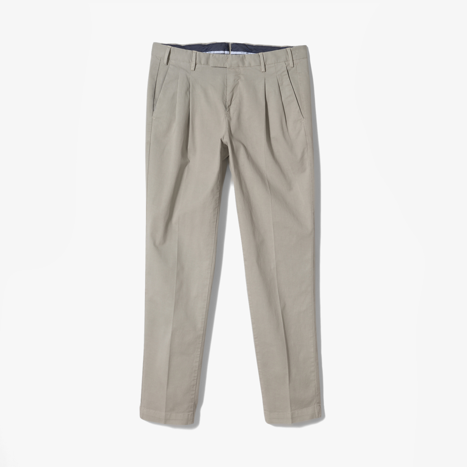 MASTER 2PLEATS PANTS (COTTON STRETCH) LIGHT GRAY