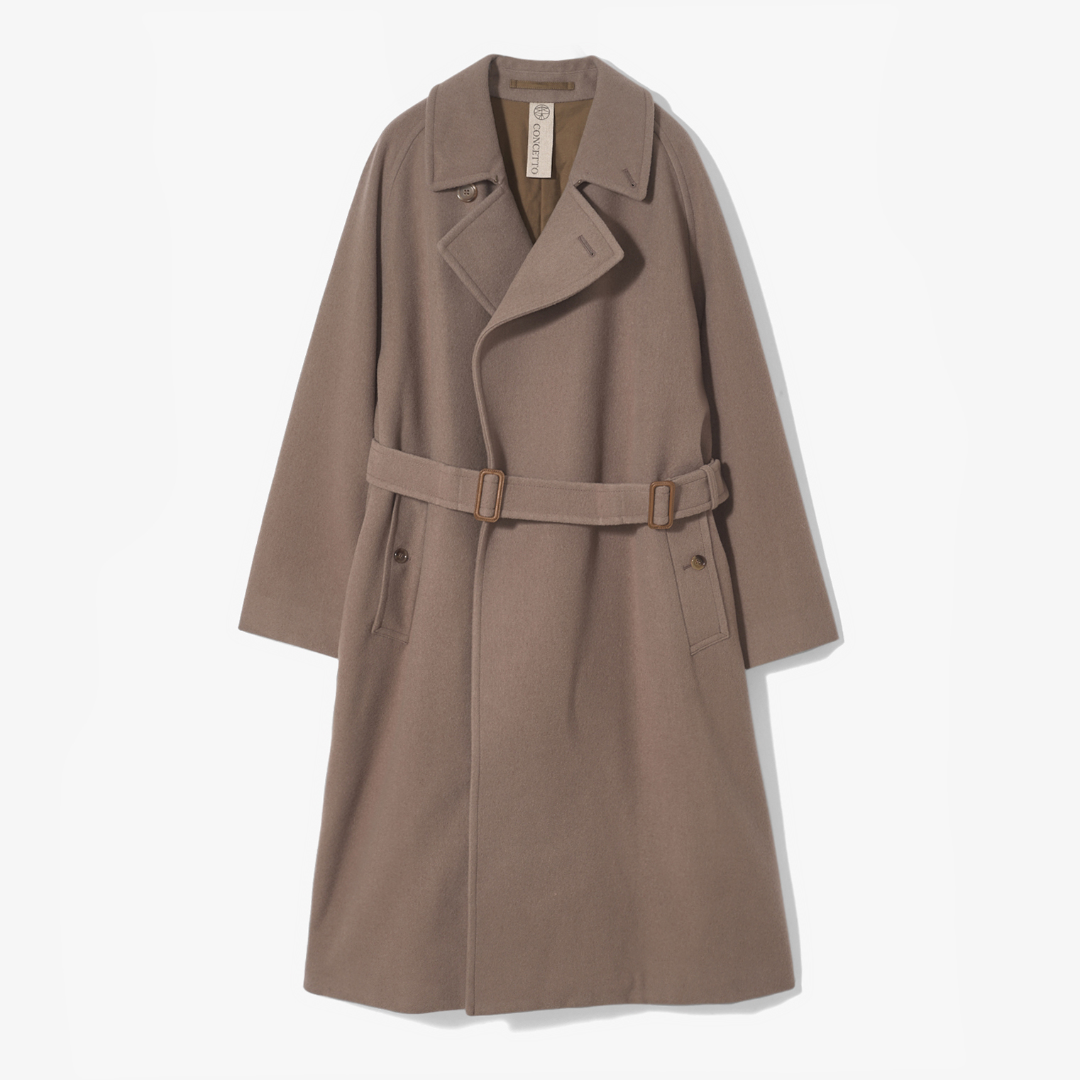 TIELOCKEN COAT TAUPE