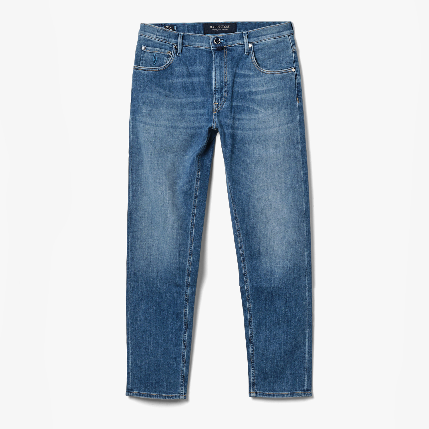 5 POCKET TAPERED DENIM VERONA WASHED BLUE