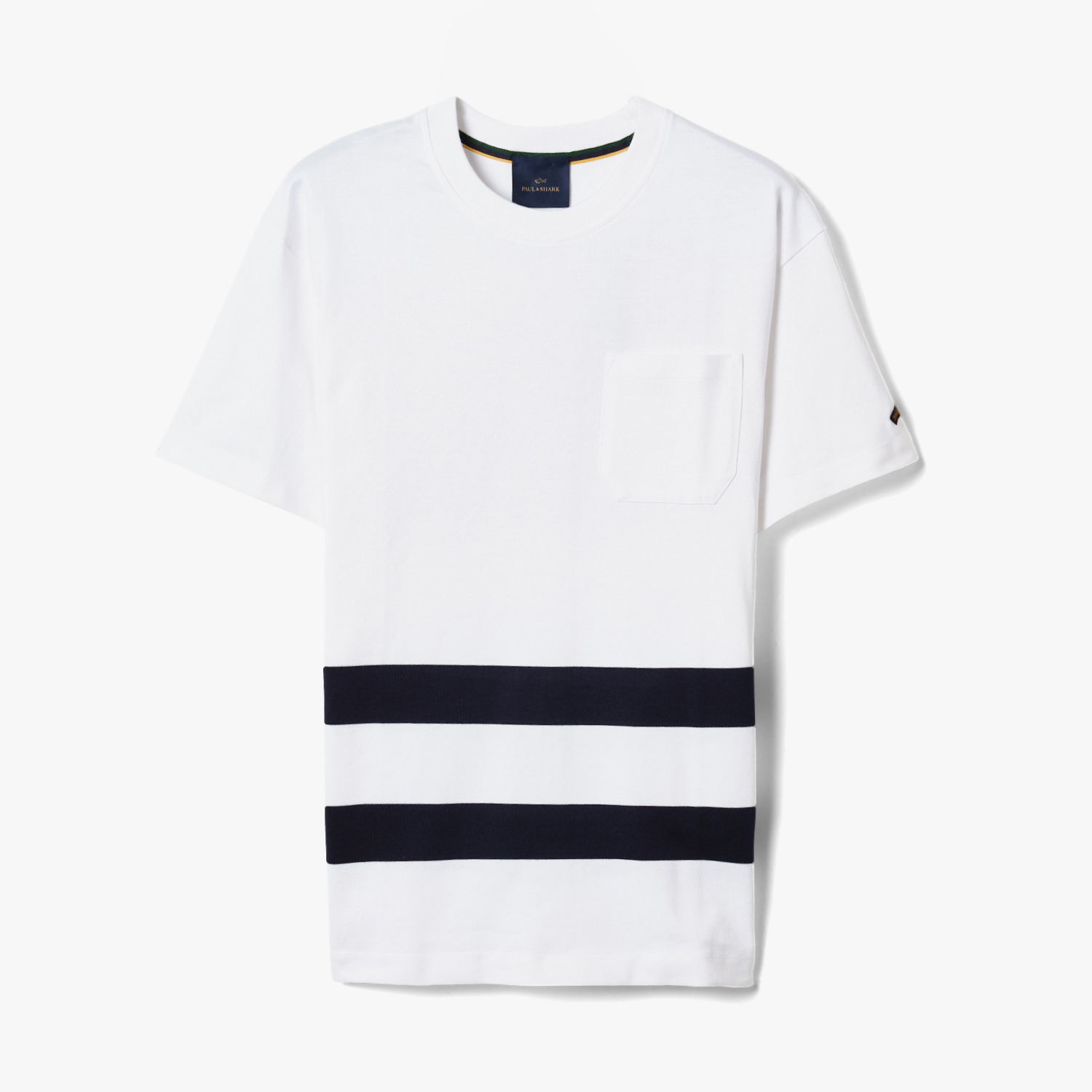 MOON BADGE COTTON T-SHIRT WHITE