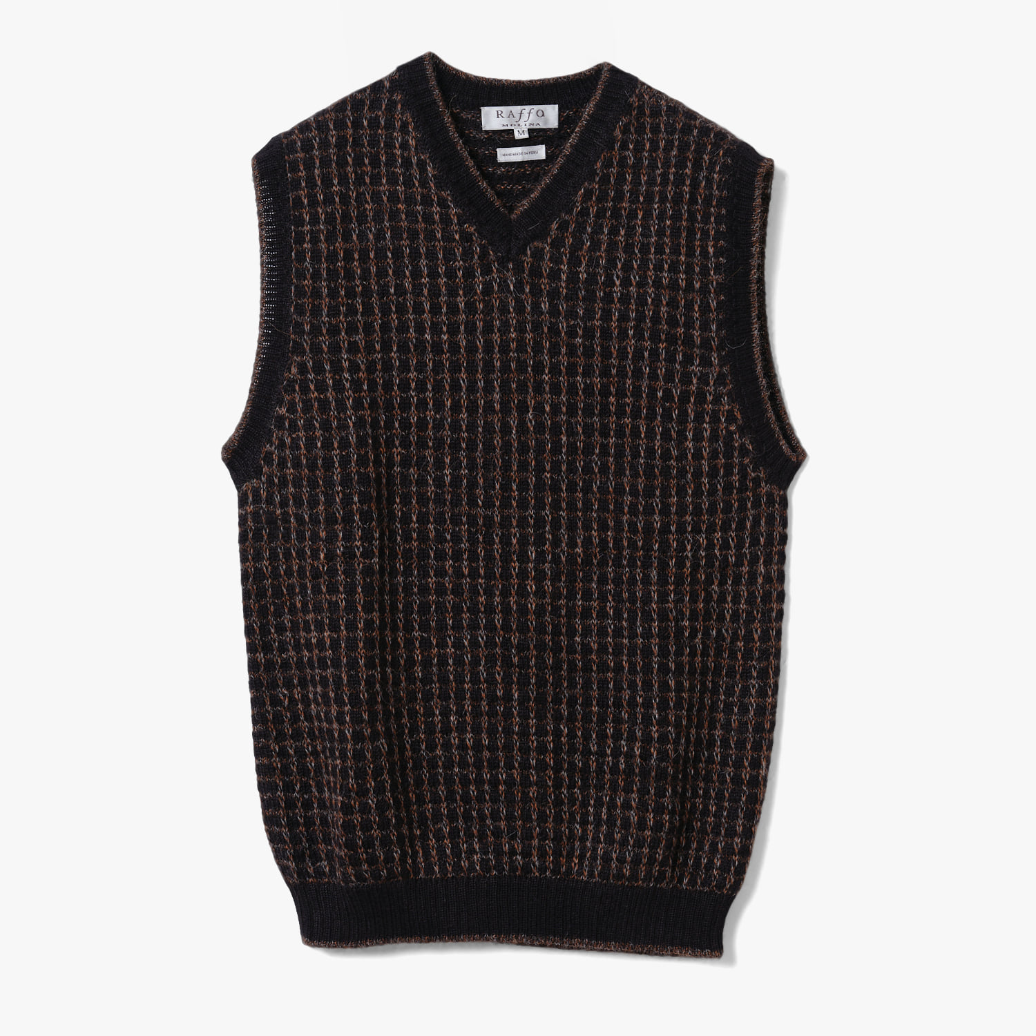 ALPACA VEST BLACK