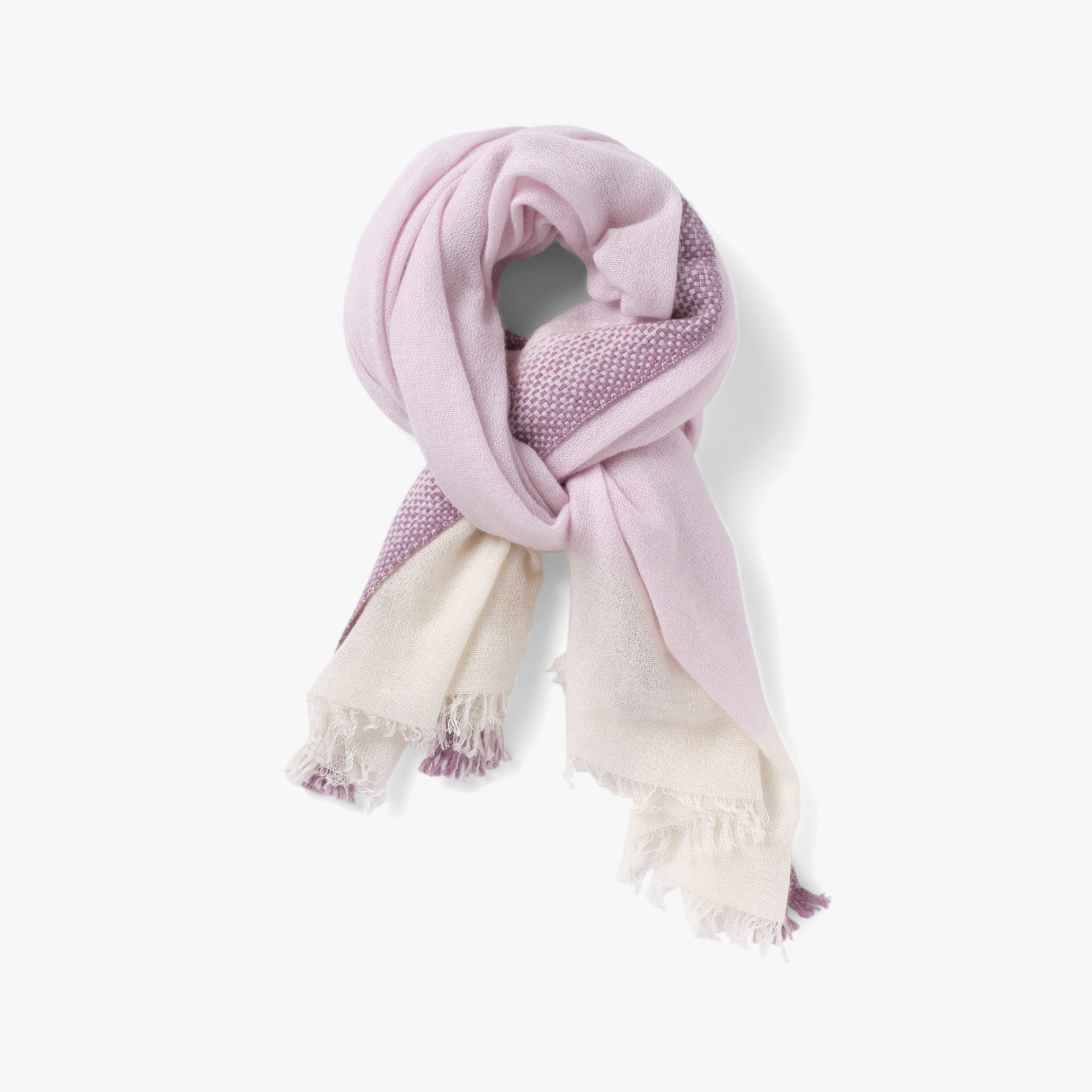 SCARF INCORNICIATO LAVENDER