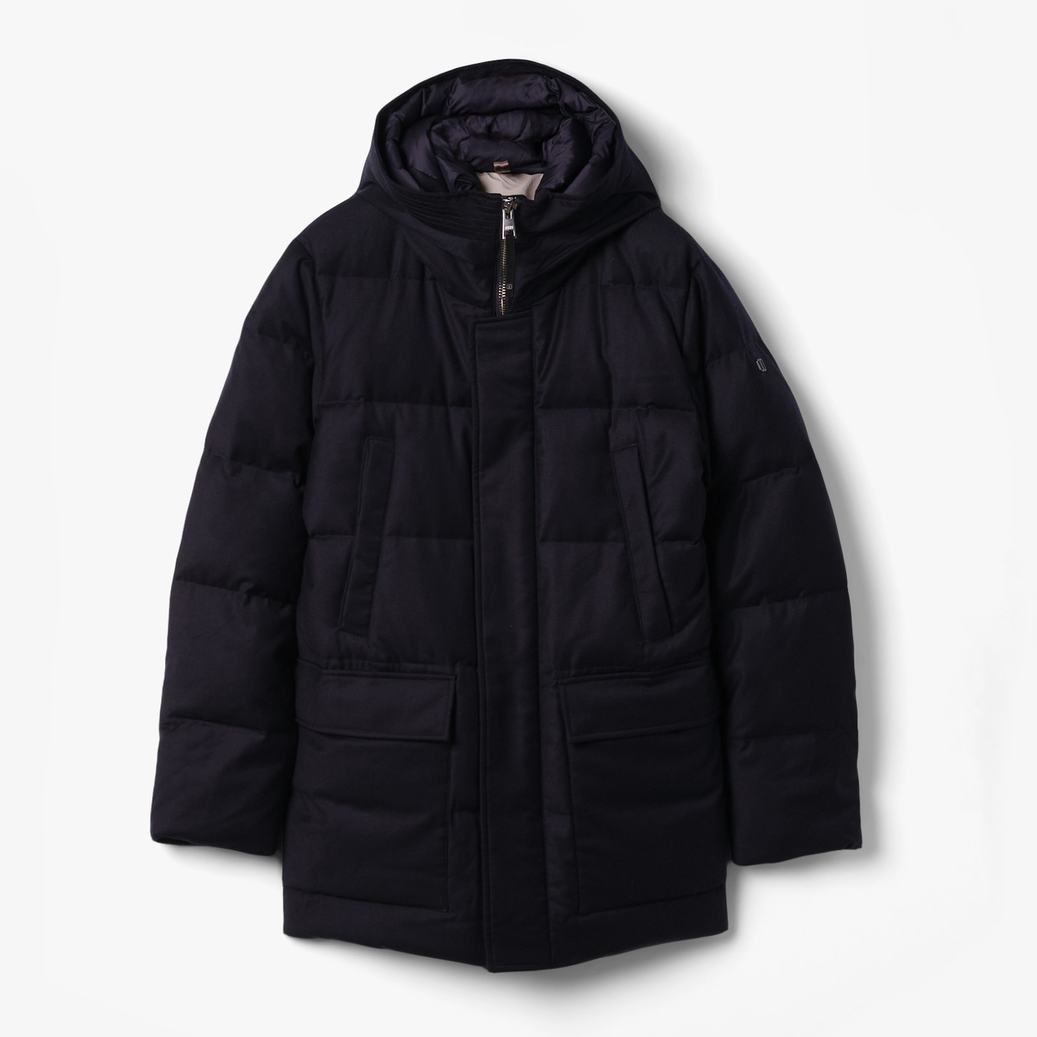 QUILTED SHORT PARKA DARK NAVY