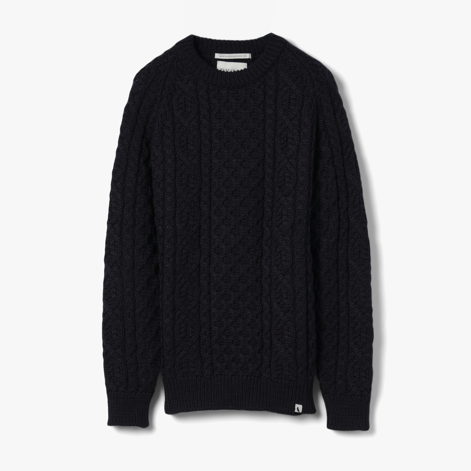 HUDSON ARAN JUMPER NAVY