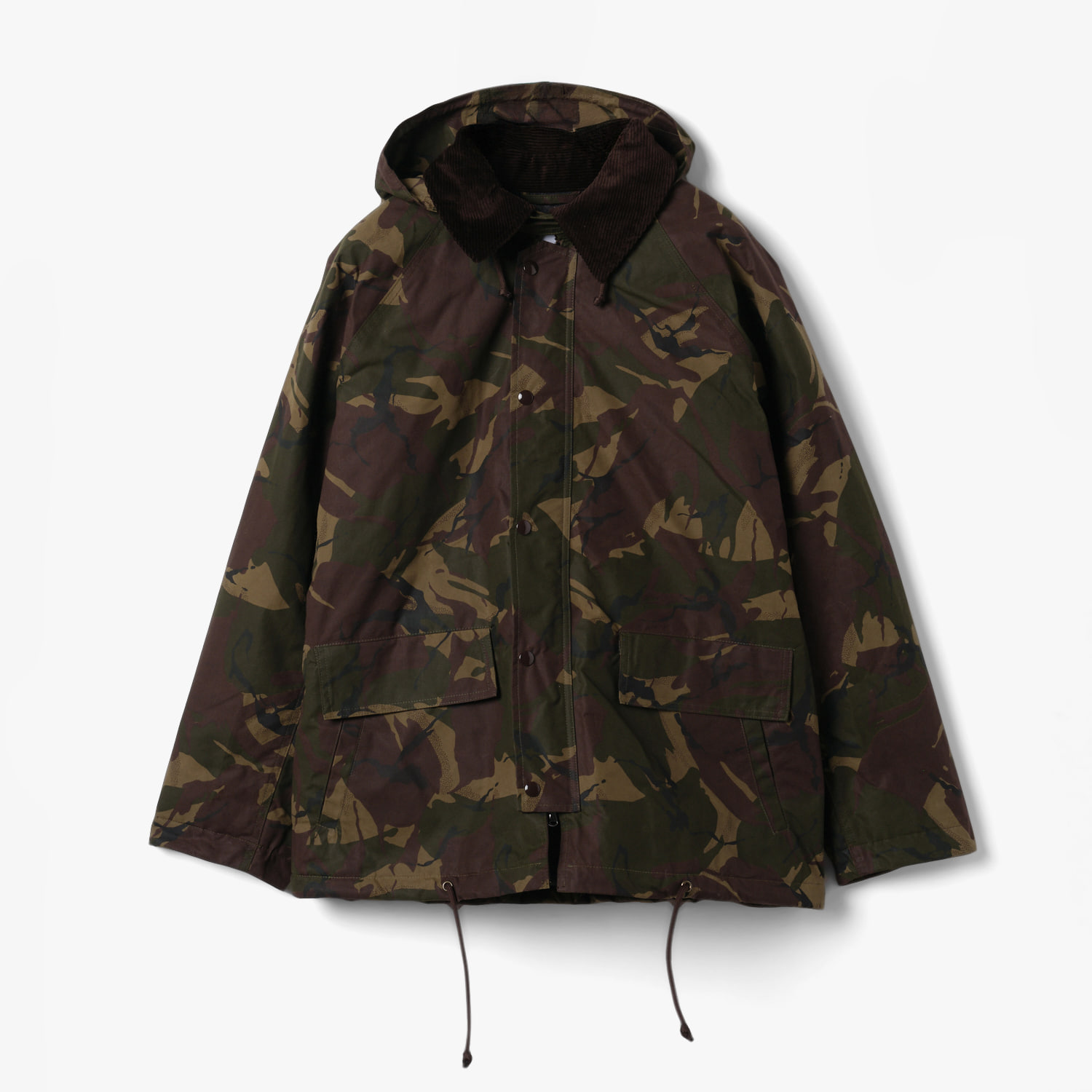HIGH GROOVE P.S FOREST CAMOU WAX JACKET MILITARY GREEN