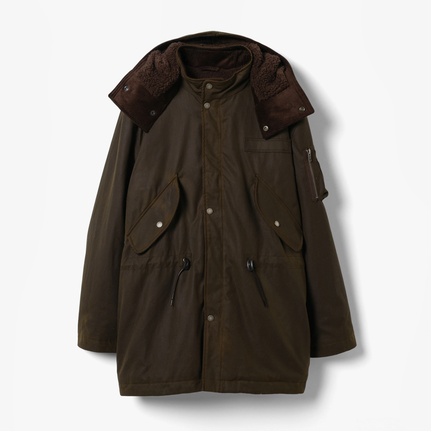 WAXED PARKA OLIVE