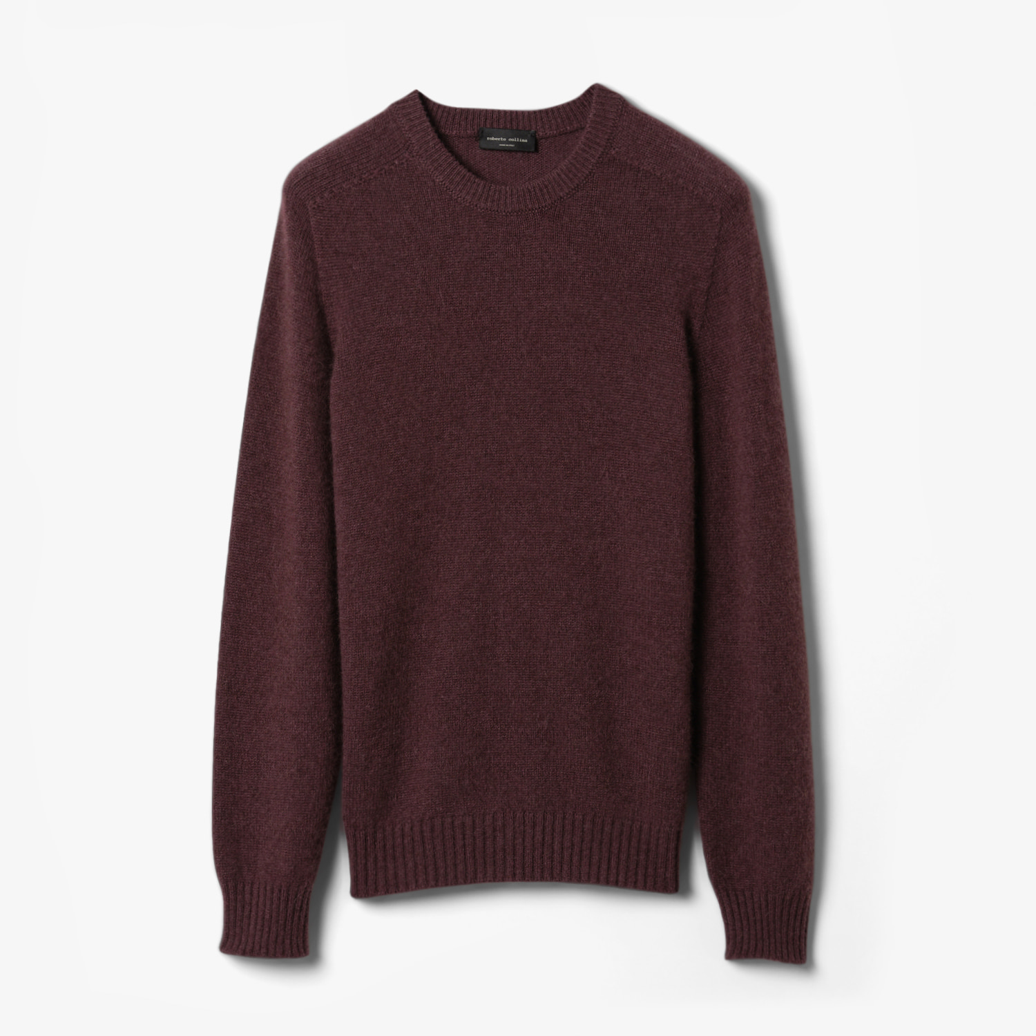 KNIT LS ROUNDNECK SWTR WINE