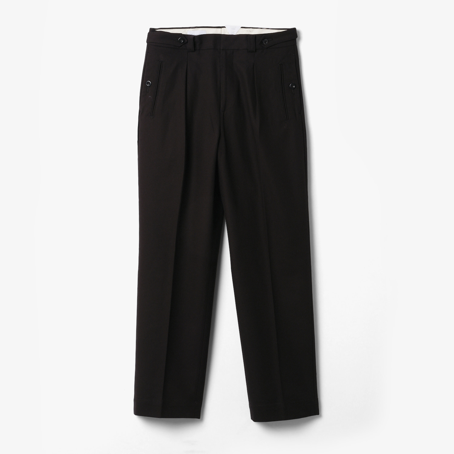 FRENCH ARMY ADJUSTER PANTS BLACK