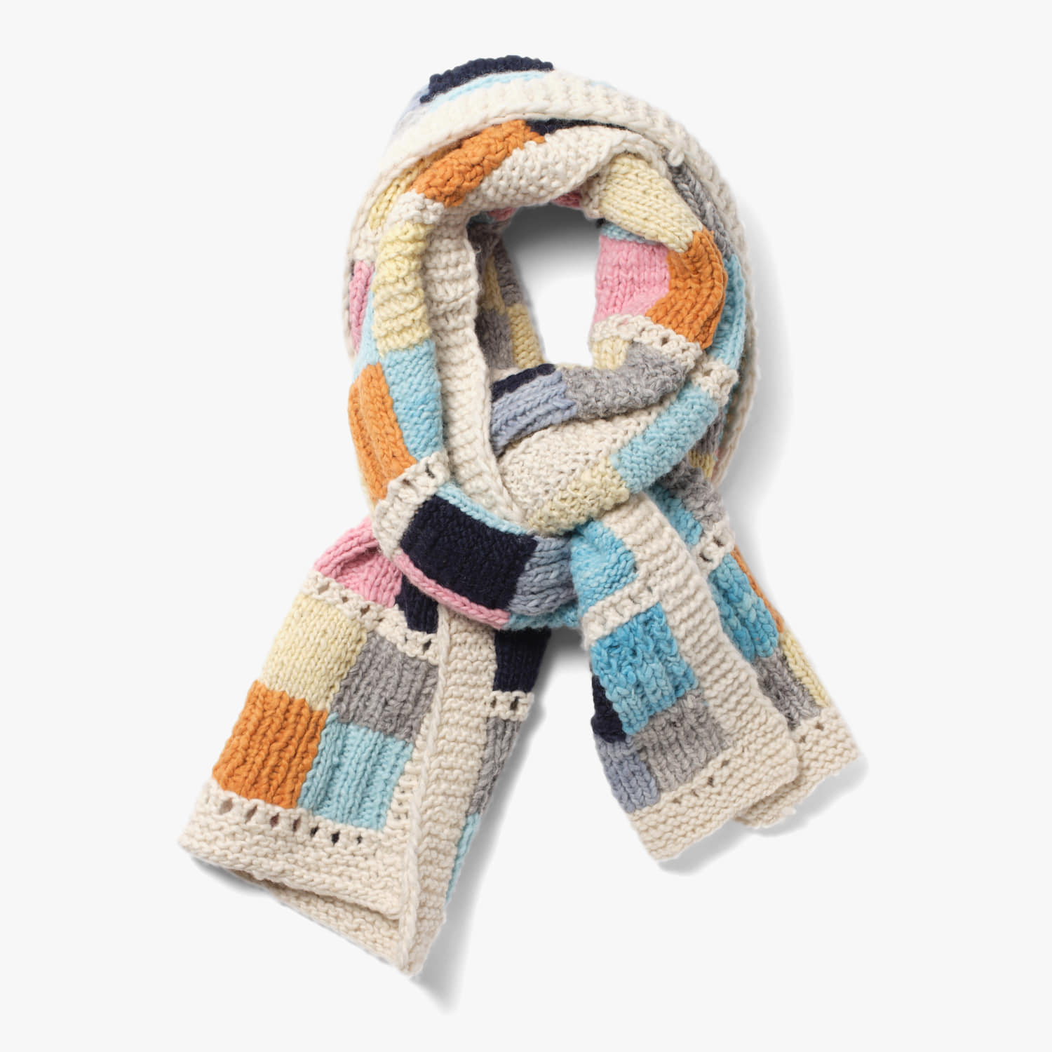 SAMPLER SQUARES MUFFLER MULTI