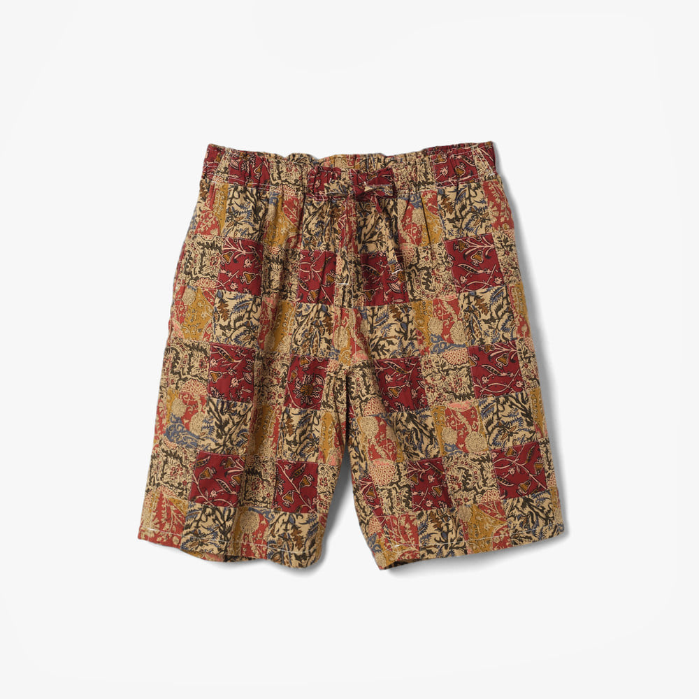 STRING SLACK SHORT (BATIK PRINTED PATCHWORK) MULTI
