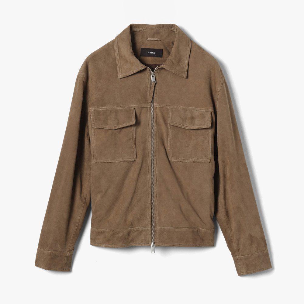 KALE GOAT SUEDE JACKET SOIL