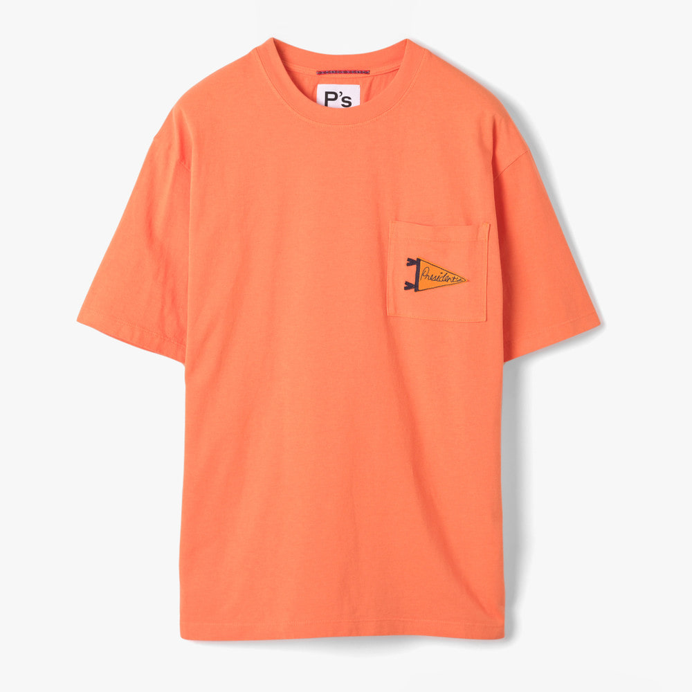 POCKET JERSEY T-SHIRT ORANGE