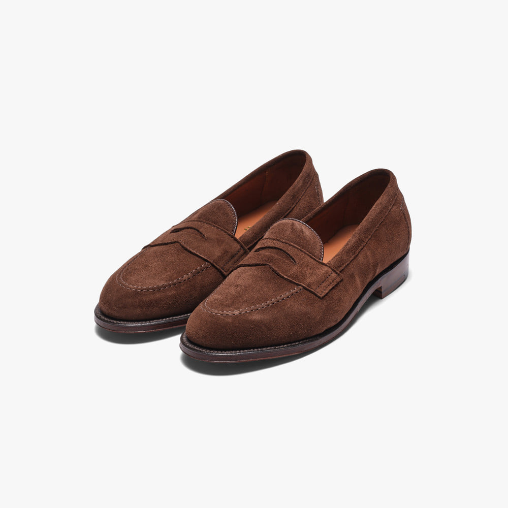 9697F Penny Loafer Flex Welt Dark Brown Suede