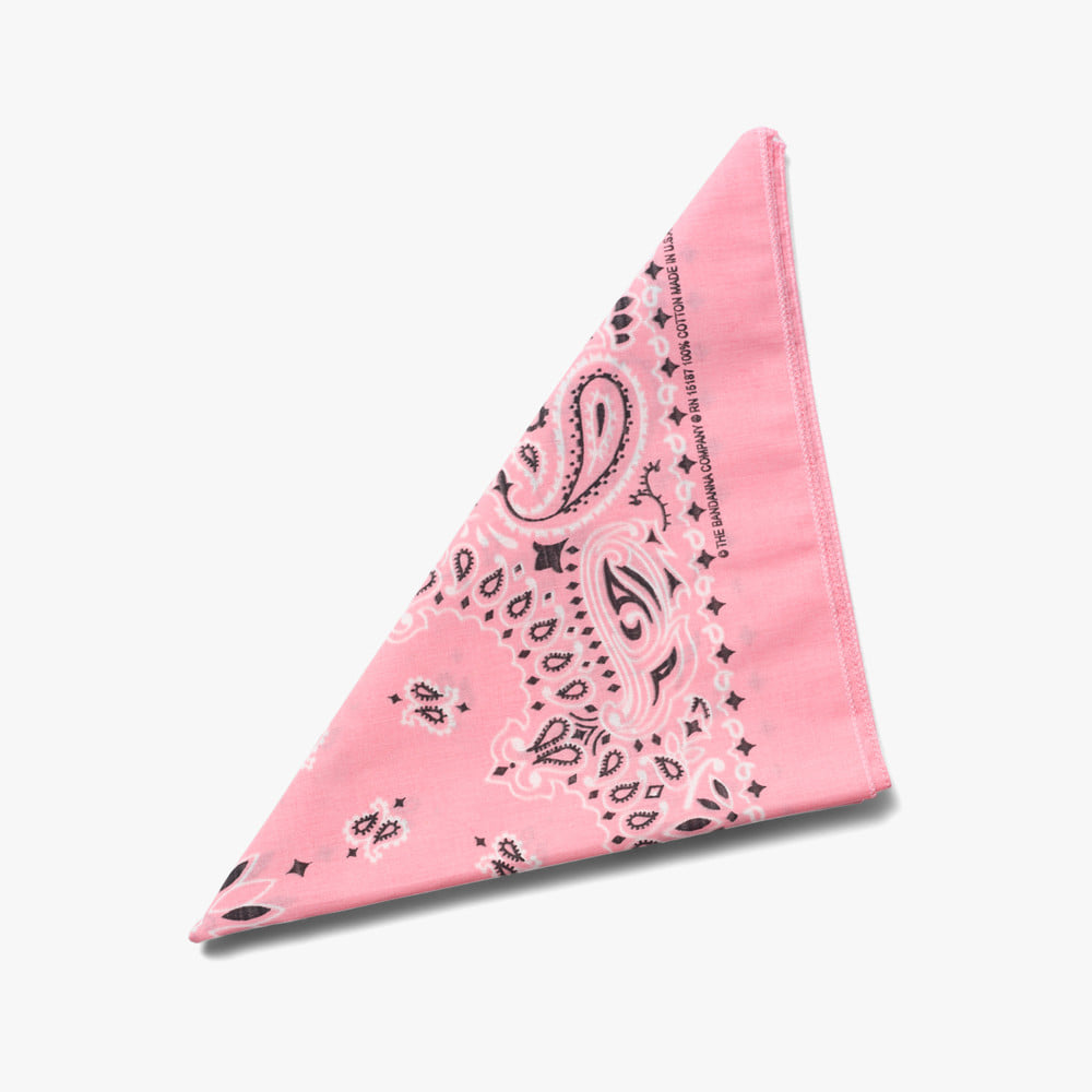 PAISLEY BANDANNA LIGHT PINK