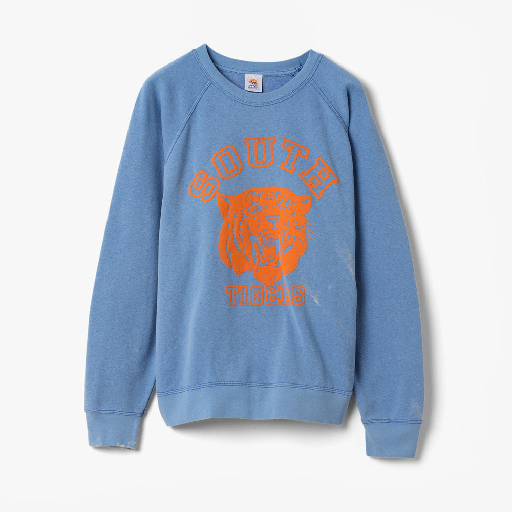 TIGERS RAGLAN SLEEVES CREWNECK LIGHT BLUE