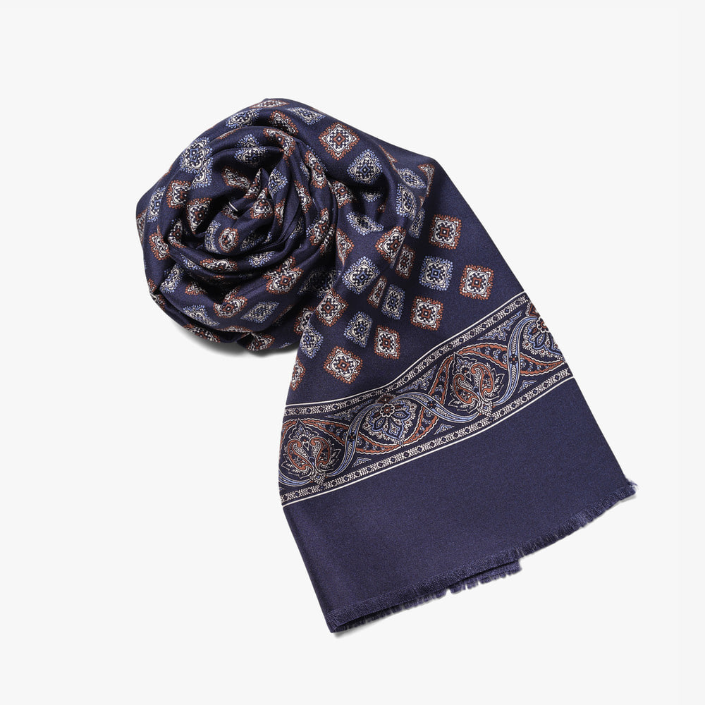 TUBULAR SCARF NAVY
