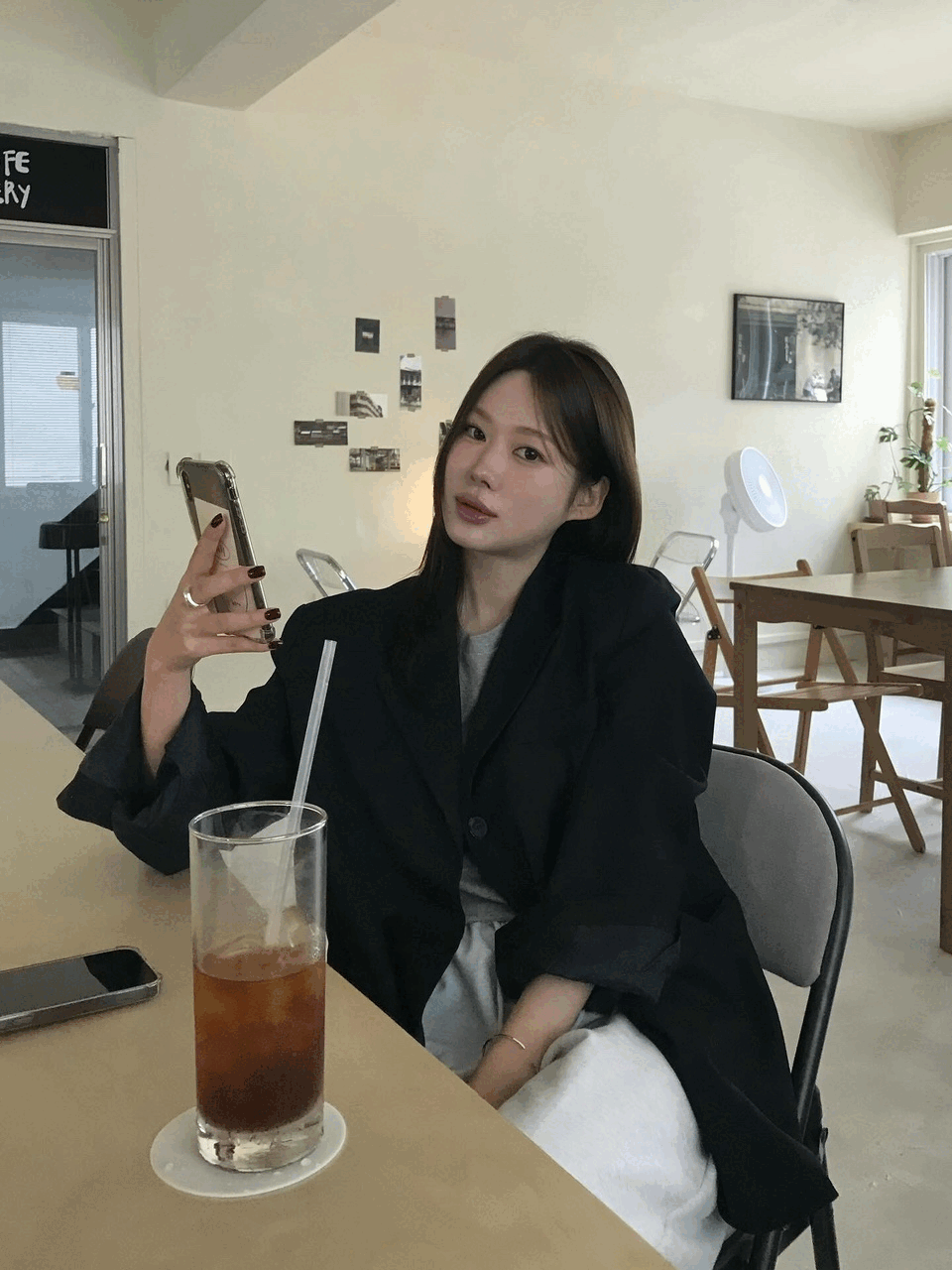베를린 st 자켓 - 네이비 컬러 스타일리시 아우터 제품 이미지