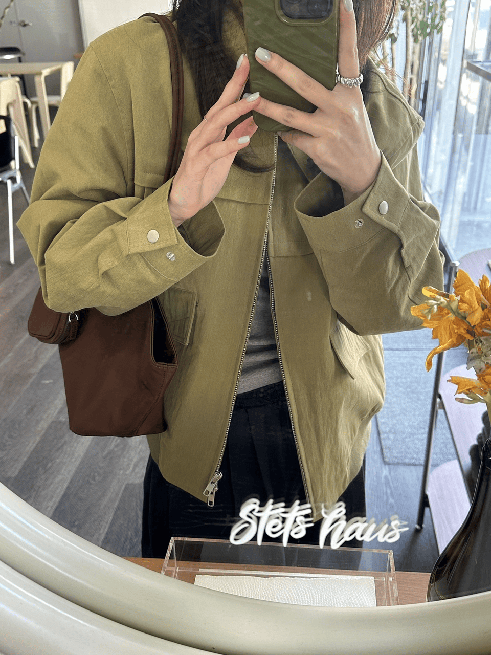 (Premium) 웨스트 코튼 블루종 (2color)