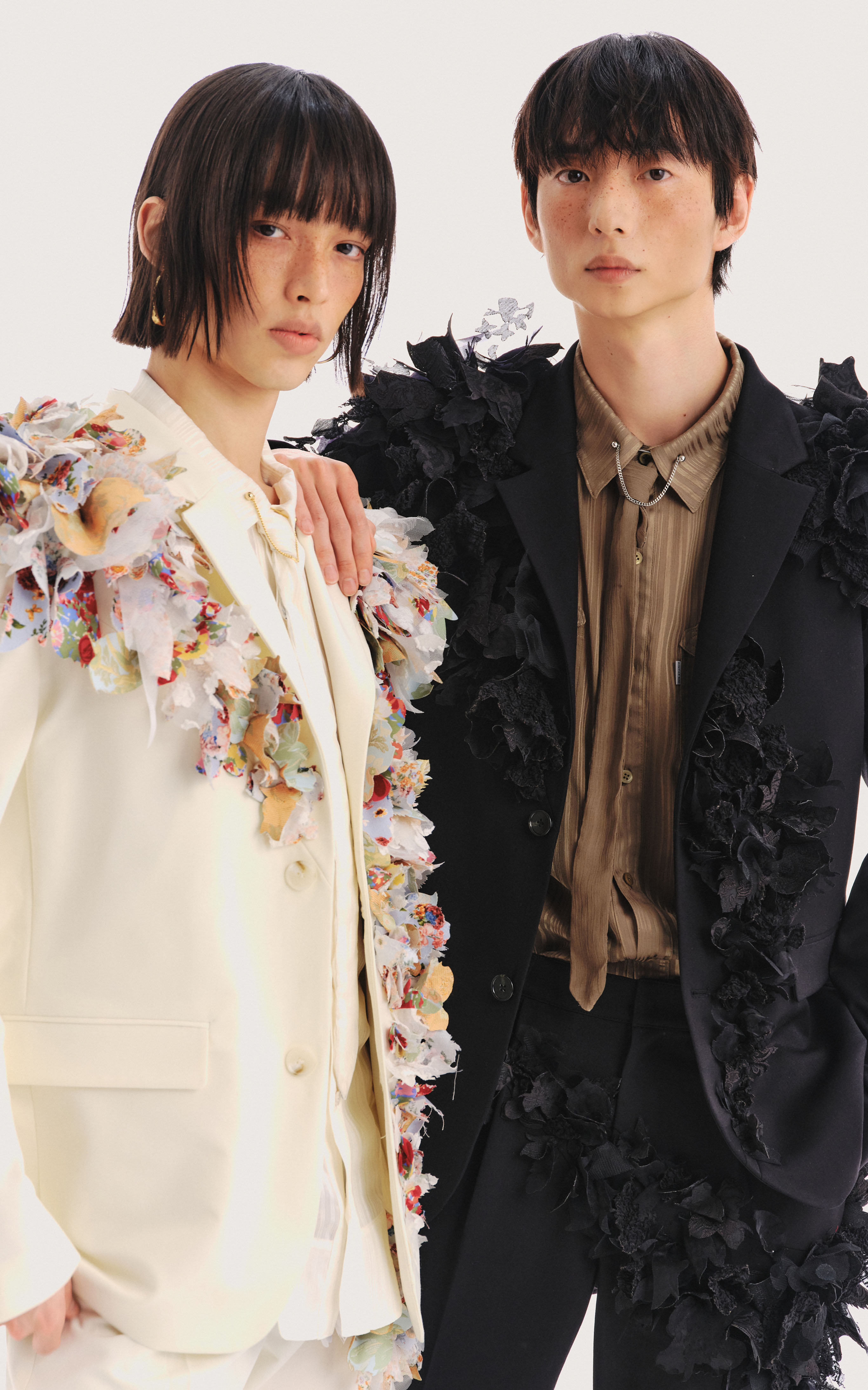 EMBOSSED LEATHER BIKER JACKET (40% off, 시즌오프) - JUNTAE KIM