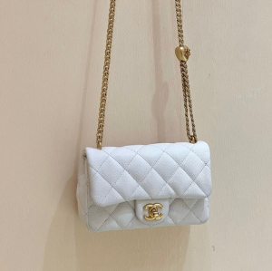 샤넬 여성 화이트 체인백 - Chanel Womens White Cross Bag - ch73x