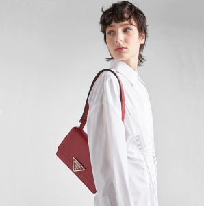 프라다 여성 레드 숄더백 - Prada Womens Red Shoulder Bag - pr204x