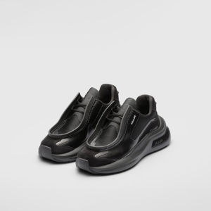 프라다 남성 블랙 스니커즈 - Prada Mens Black Sneakers - pr863x