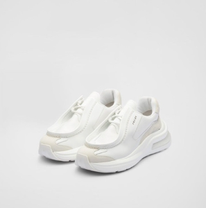 프라다 남성 화이트 스니커즈 - Prada Mens White Sneakers - pr864x