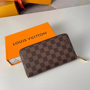 Louis Vuitton 2021 Men&#039;s Leather Wallet,19.5cm,LOUWT0515 - 루이비통 2021 남성용 레더 장지갑,19.5cm,브라운