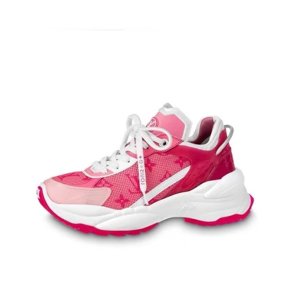 루이비통 여성 핑크 스니커즈 - Louis vuitton Womens Pink Sneakers - lv2079x