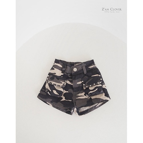 kame studded shorts _ zan clover