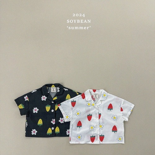 strawberry painting shirt _ soybean