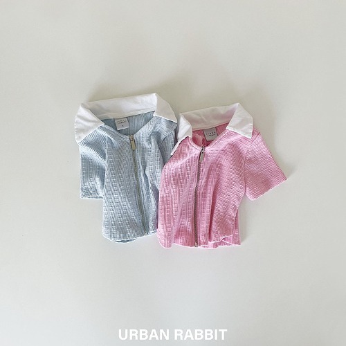 v-neck collar zipup _ urban rabbit