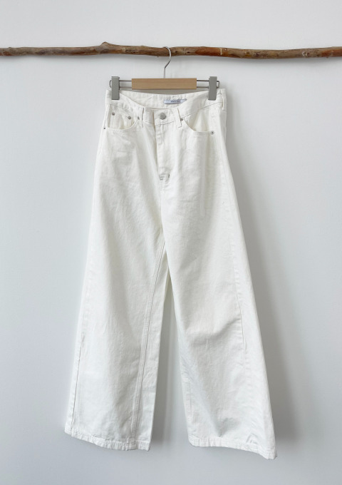 cotton wide wide pants