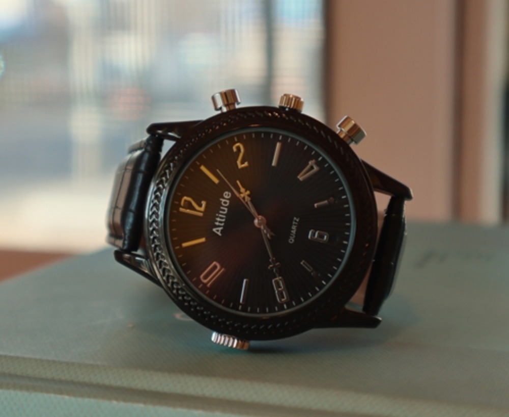 자체제작 1mm렌즈 초고화질보장 가죽 손목시계 초소형카메라 JW-960