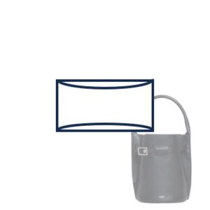 (4-61/ C-Bigbag-Bucket-Nano-DSR) Bag Organizer for Bigbag Bucket Nano