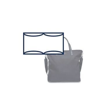 (10-45/ P-Tessuto-Shopping-DS) Bag Organizer for P Tessuto Shopping Tote