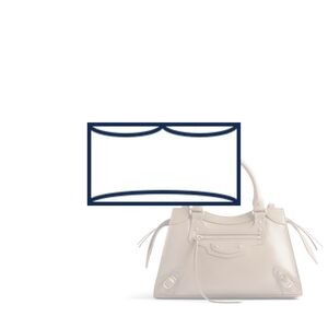 Neo Classic City Small Top Handle Size Customized White Bag Inner Bag (Bal-Neo-Classic-S-W)