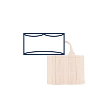 (13-25/ CHL-Woody-Leather-S-U) Bag Organizer for Small Woody Leather Tote Bag (NOT Suitable for Canvas Version Bag)